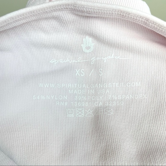 Spiritual Gangster | NWT Row Seamless Active Crop Brami Top - Picture 4 of 5